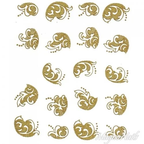 2D Nail Art One Stoke Sticker