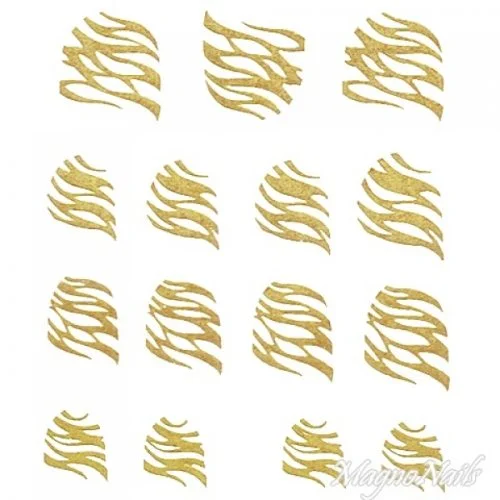 2D Nail Art One Stoke Sticker