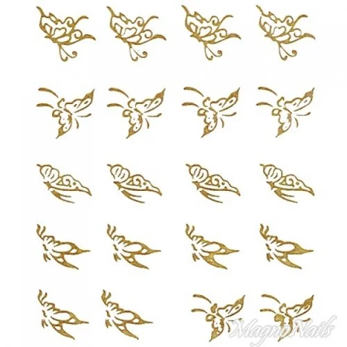 2D Nail Art One Stoke Sticker