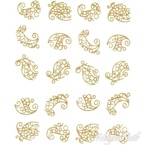 2D Nail Art One Stoke Sticker