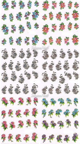 2D Nail Art Sticker