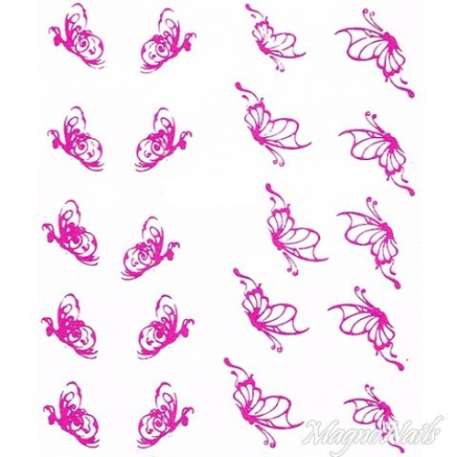 2D Nail Art One Stoke Sticker