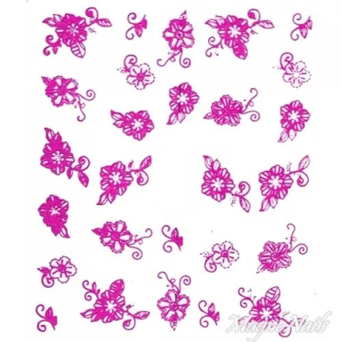 2D Nail Art One Stoke Sticker