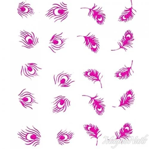 2D Nail Art One Stoke Sticker