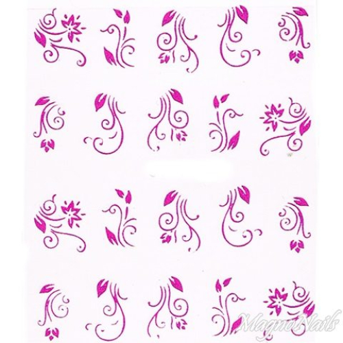 2D Nail Art One Stoke Sticker