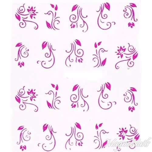 2D Nail Art One Stoke Sticker