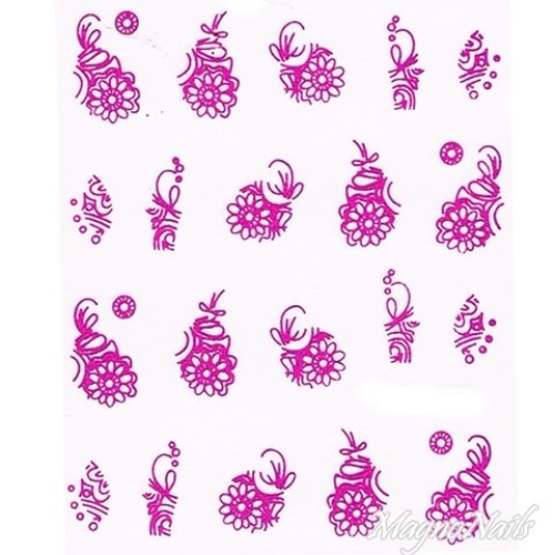 2D Nail Art One Stoke Sticker