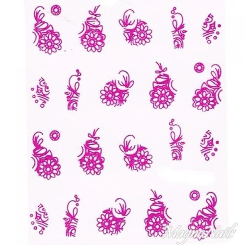 2D Nail Art One Stoke Sticker