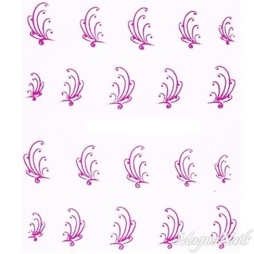 2D Nail Art One Stoke Sticker