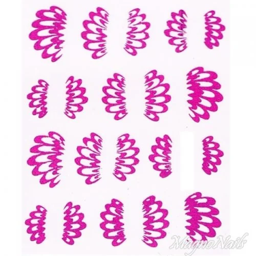 2D Nail Art One Stoke Sticker