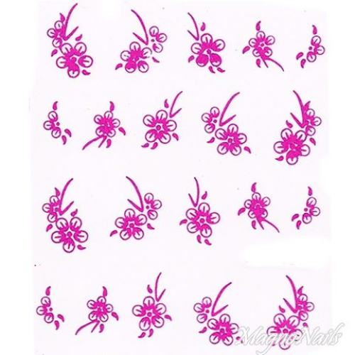 2D Nail Art One Stoke Sticker