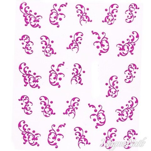 2D Nail Art One Stoke Sticker