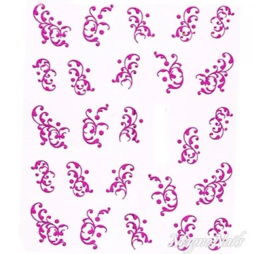 2D Nail Art One Stoke Sticker