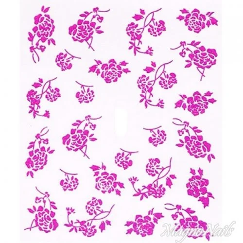 2D Nail Art One Stoke Sticker