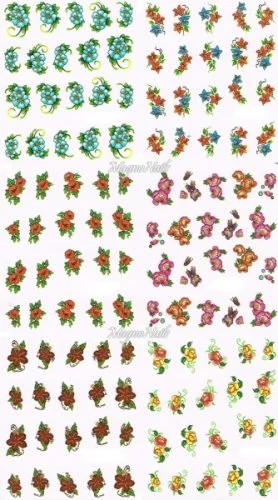 2D Nail Art Sticker