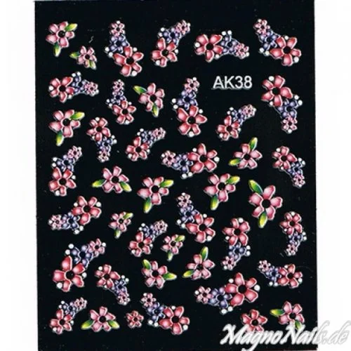 3D Nail Sticker Seblstklebende Aufkleber Nagelsticker Nagelaufkleber