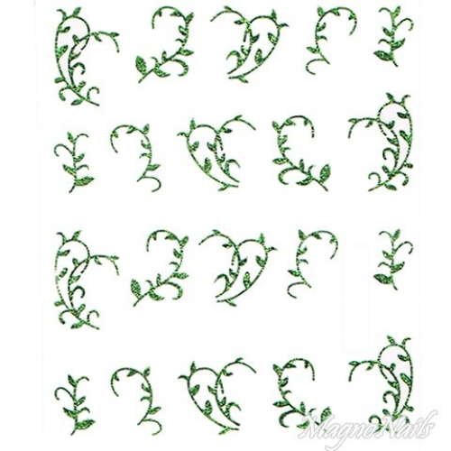 2D Nail Art One Stoke Sticker