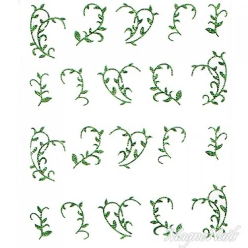 2D Nail Art One Stoke Sticker