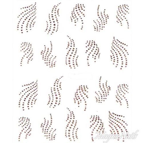 2D Nail Art One Stoke Sticker
