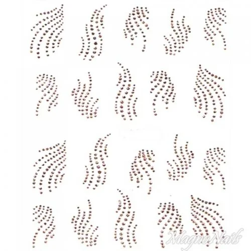 2D Nail Art One Stoke Sticker