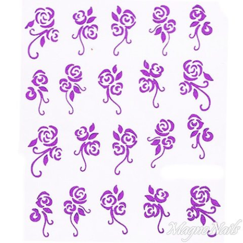 2D Nail Art One Stoke Sticker