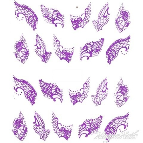 2D Nail Art One Stoke Sticker