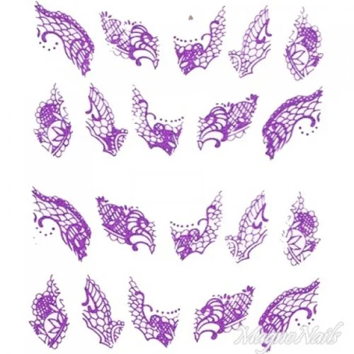 2D Nail Art One Stoke Sticker