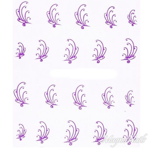 2D Nail Art One Stoke Sticker