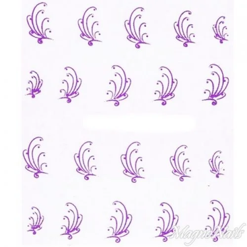 2D Nail Art One Stoke Sticker