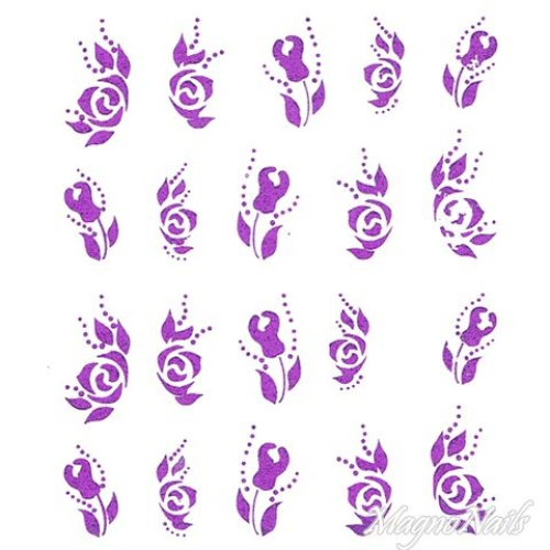 2D Nail Art One Stoke Sticker