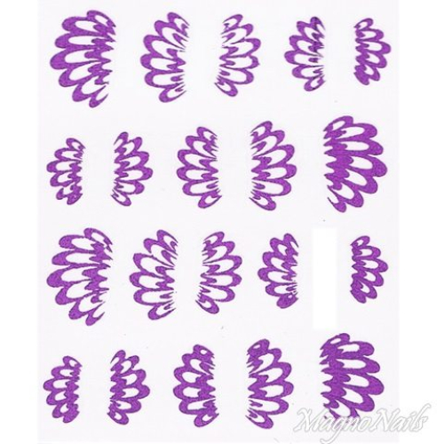 2D Nail Art One Stoke Sticker