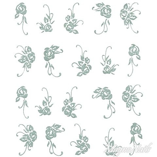 2D Nail Art One Stoke Sticker
