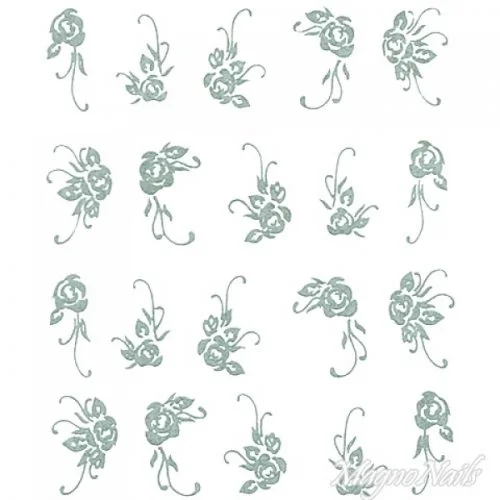 2D Nail Art One Stoke Sticker