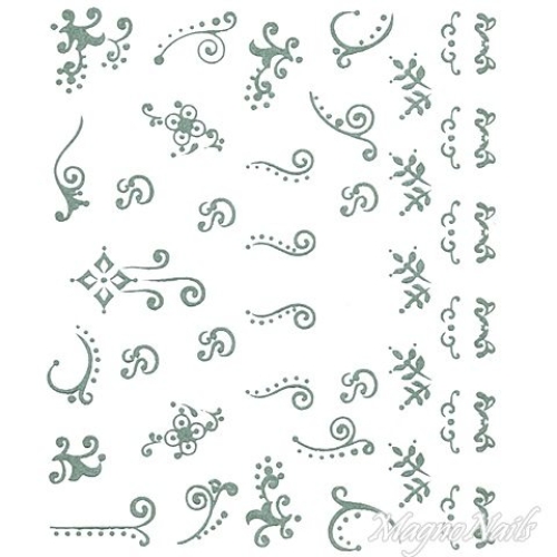 2D Nail Art One Stoke Sticker