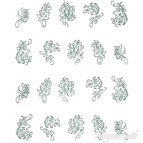 2D Nail Art One Stoke Sticker
