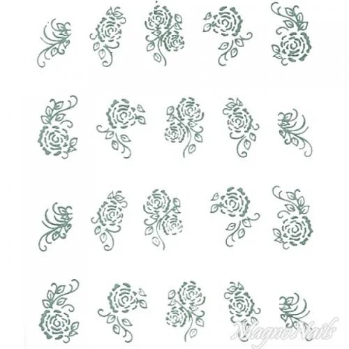 2D Nail Art One Stoke Sticker