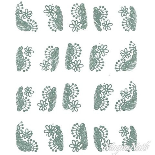 2D Nail Art One Stoke Sticker