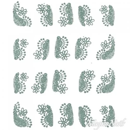 2D Nail Art One Stoke Sticker