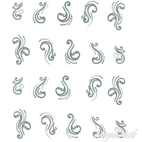 2D Nail Art One Stoke Sticker