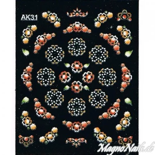 3D Nail Sticker Seblstklebende Aufkleber Nagelsticker Nagelaufkleber