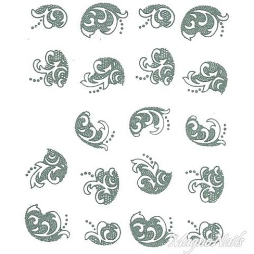 2D Nail Art One Stoke Sticker