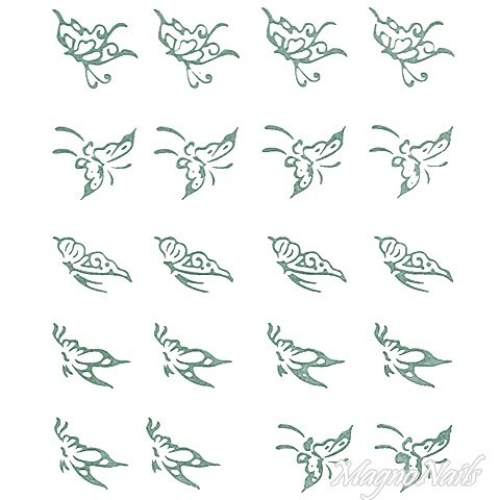 2D Nail Art One Stoke Sticker