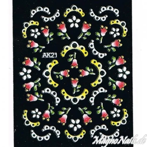 3D Nail Sticker Seblstklebende Aufkleber Nagelsticker Nagelaufkleber