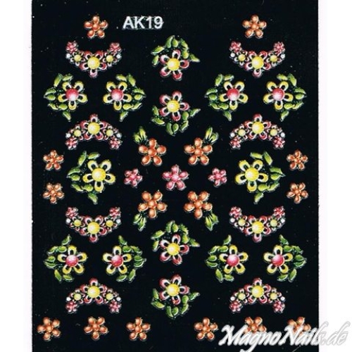3D Nail Sticker Seblstklebende Aufkleber Nagelsticker Nagelaufkleber