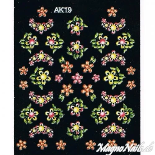 3D Nail Sticker Seblstklebende Aufkleber Nagelsticker Nagelaufkleber