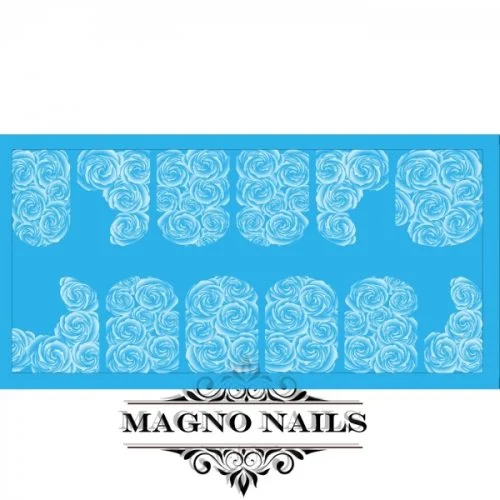 Nail Art Water Airbrush Sticker Wasser Tattos Rosen