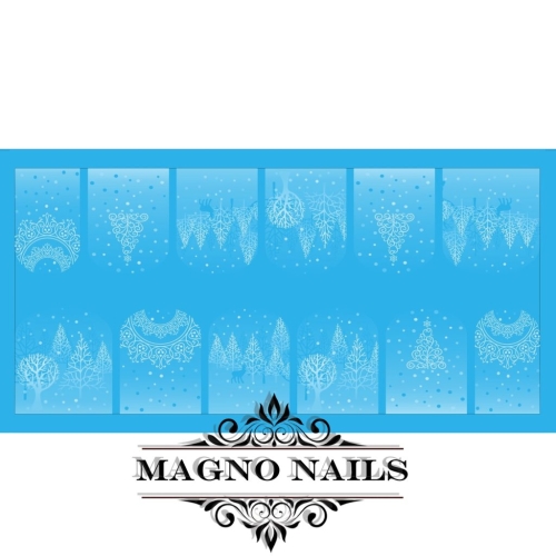 Nail Art Water Airbrush Sticker Wasser Tattos  Winter