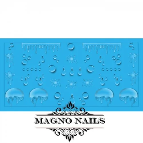 Nail Art Water Airbrush Sticker Tropfen