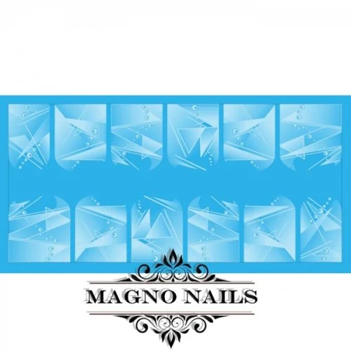 Nail Art Water Airbrush Sticker Wasser Tattos Streifen