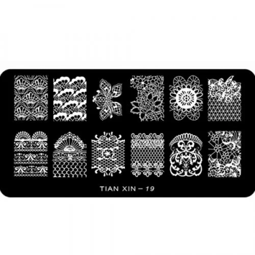 Stamping Schablone A01